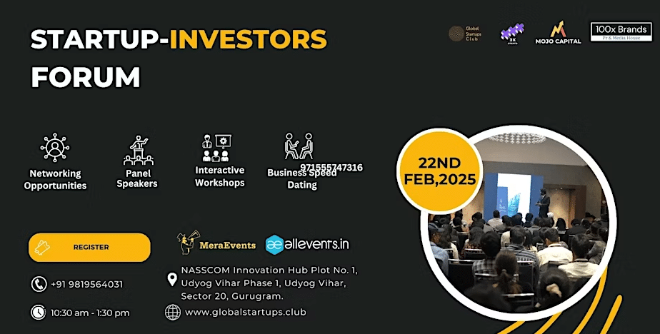 Startup Investors Forum Gurugram 2025